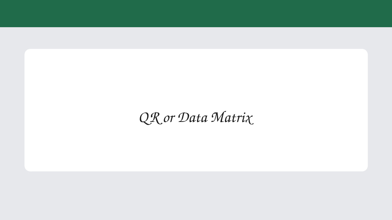 A green square beside a smaller module grid
